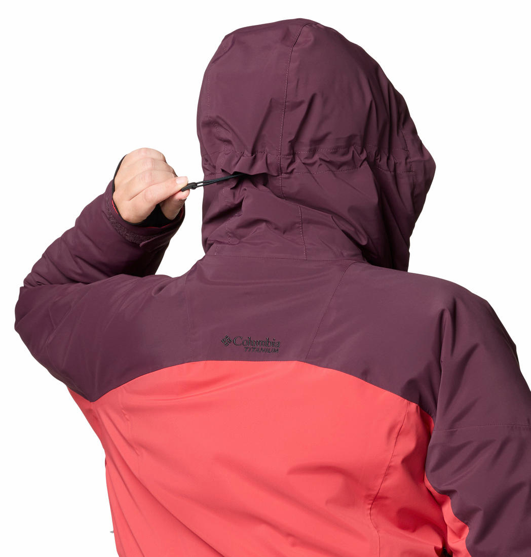 Columbia Womens Red Cirque Bowl Insulated Jacket