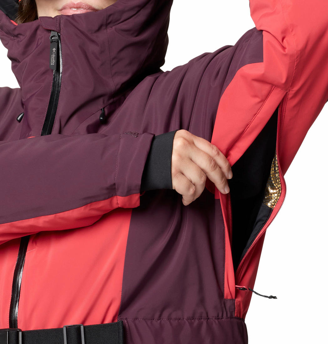 Columbia Womens Red Cirque Bowl Insulated Jacket