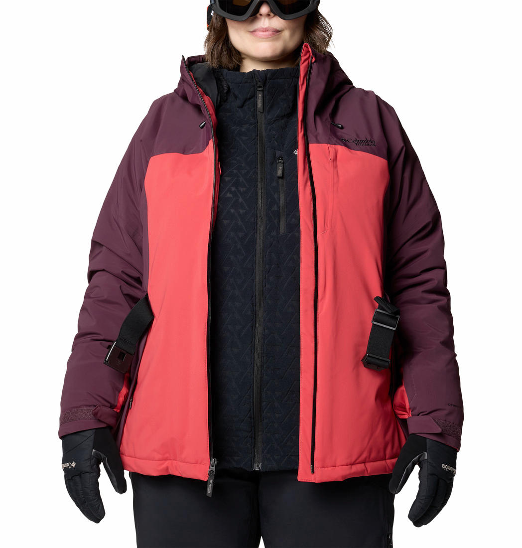 Columbia Womens Red Cirque Bowl Insulated Jacket