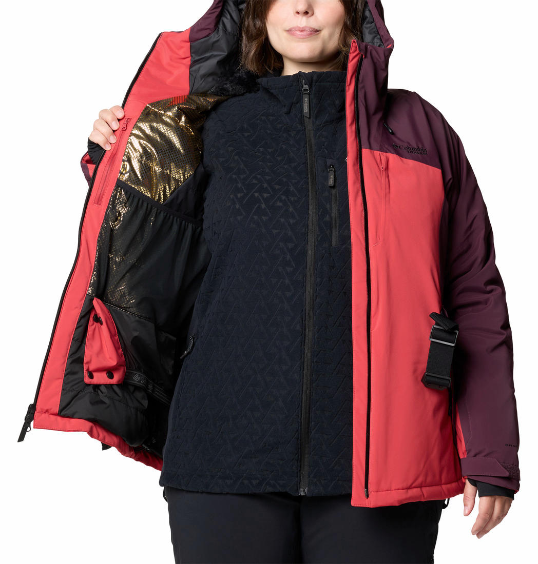 Columbia Womens Red Cirque Bowl Insulated Jacket