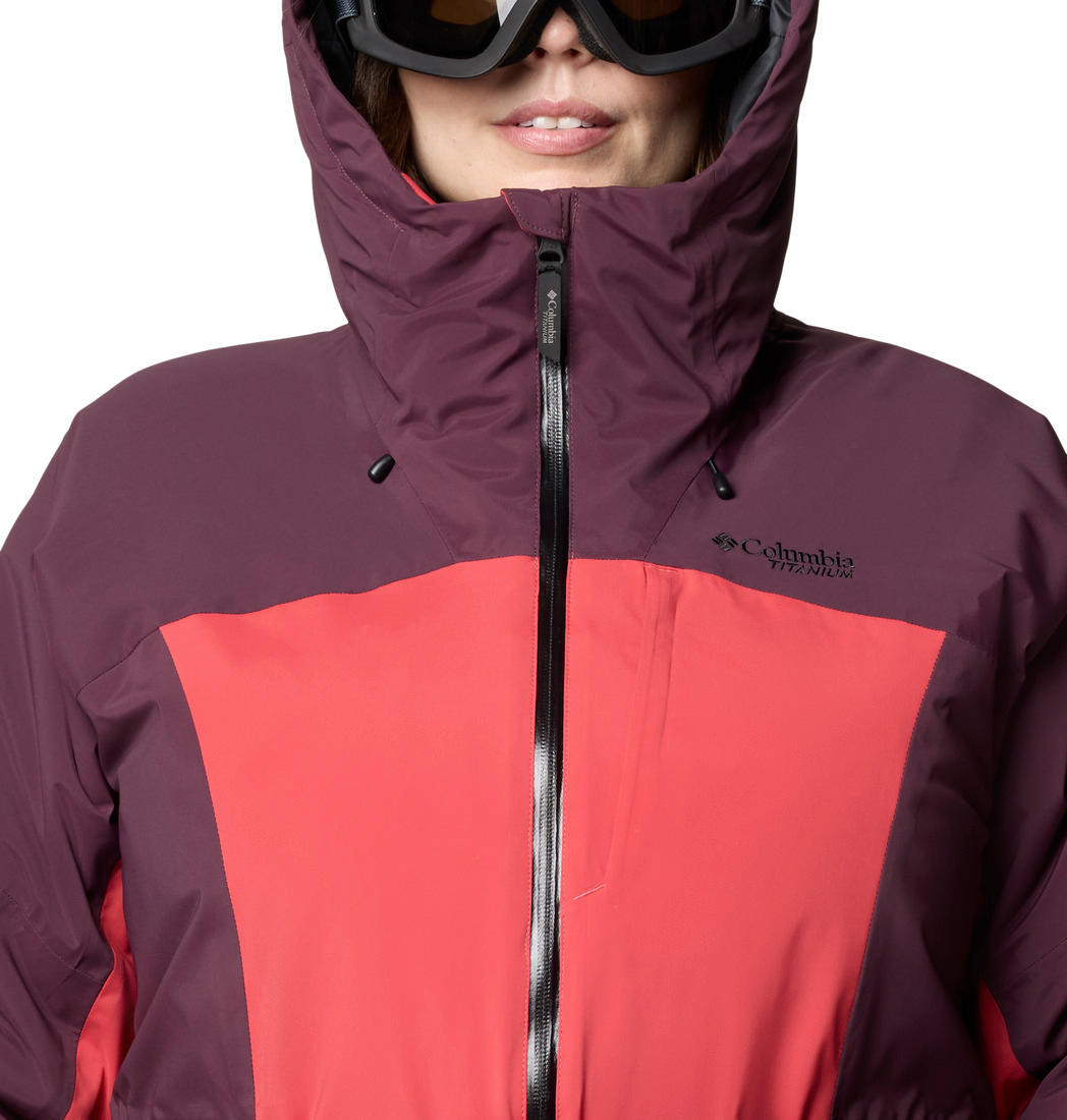Columbia Womens Red Cirque Bowl Insulated Jacket