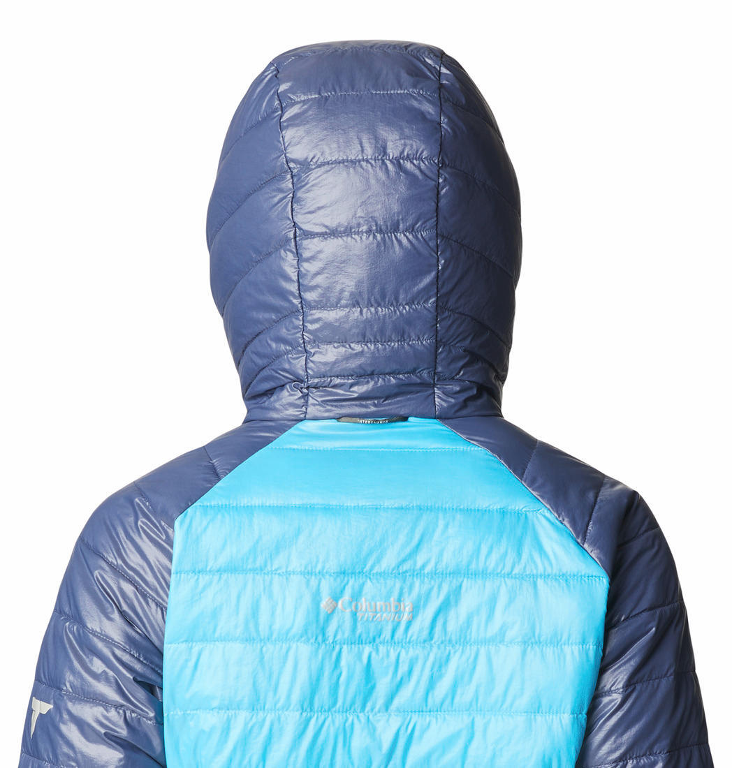 Columbia Women Blue Platinum Peak Hooded Jacket