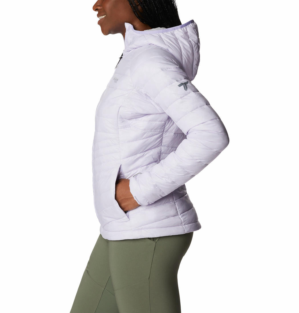 Columbia Women Purple Platinum Peak Hooded Jacket