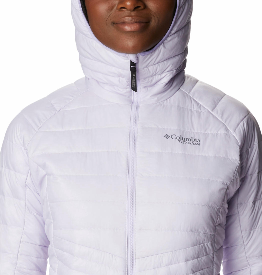 Columbia Women Purple Platinum Peak Hooded Jacket