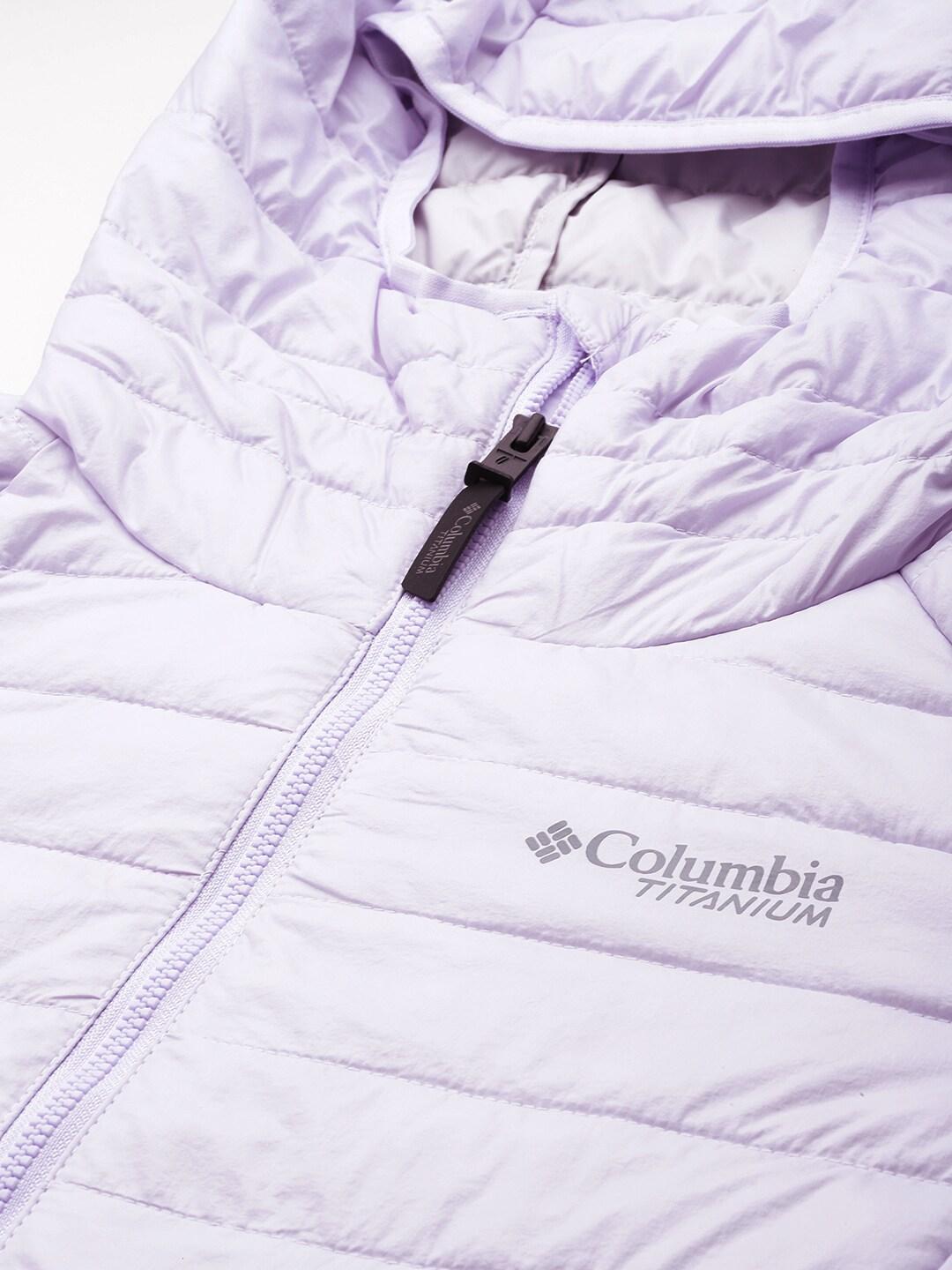 Columbia Women Purple Platinum Peak Hooded Jacket
