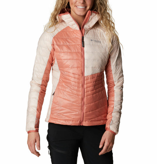 Columbia Women Peach Platinum Peak Hooded Jacket