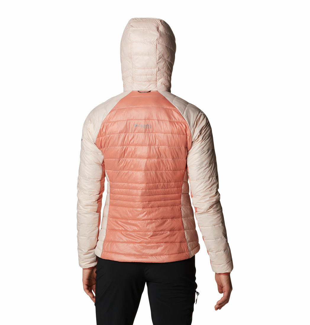 Columbia Women Peach Platinum Peak Hooded Jacket