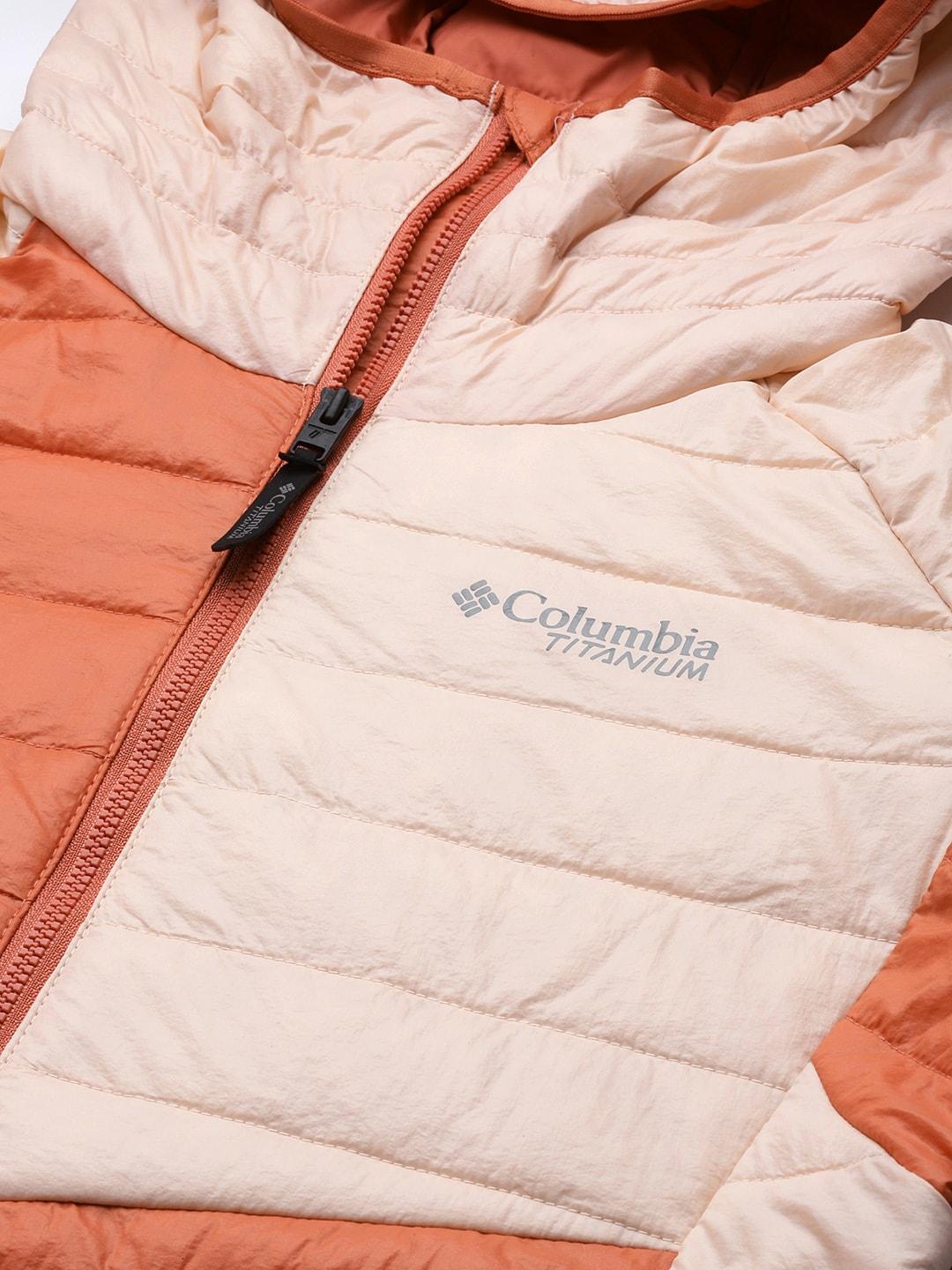 Columbia Women Peach Platinum Peak Hooded Jacket