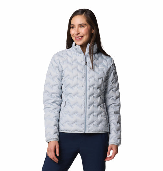 Columbia Womens Blue Omni-Heat Reflective Delta Ridge II Down Jacket