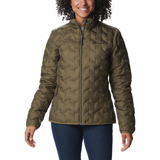 Columbia Women Green Omni-Heat Reflective Delta Ridge II Down Jacket
