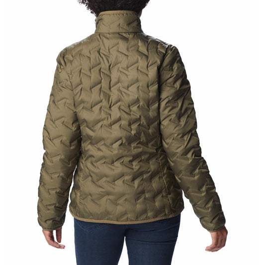 Columbia Women Green Omni-Heat Reflective Delta Ridge II Down Jacket