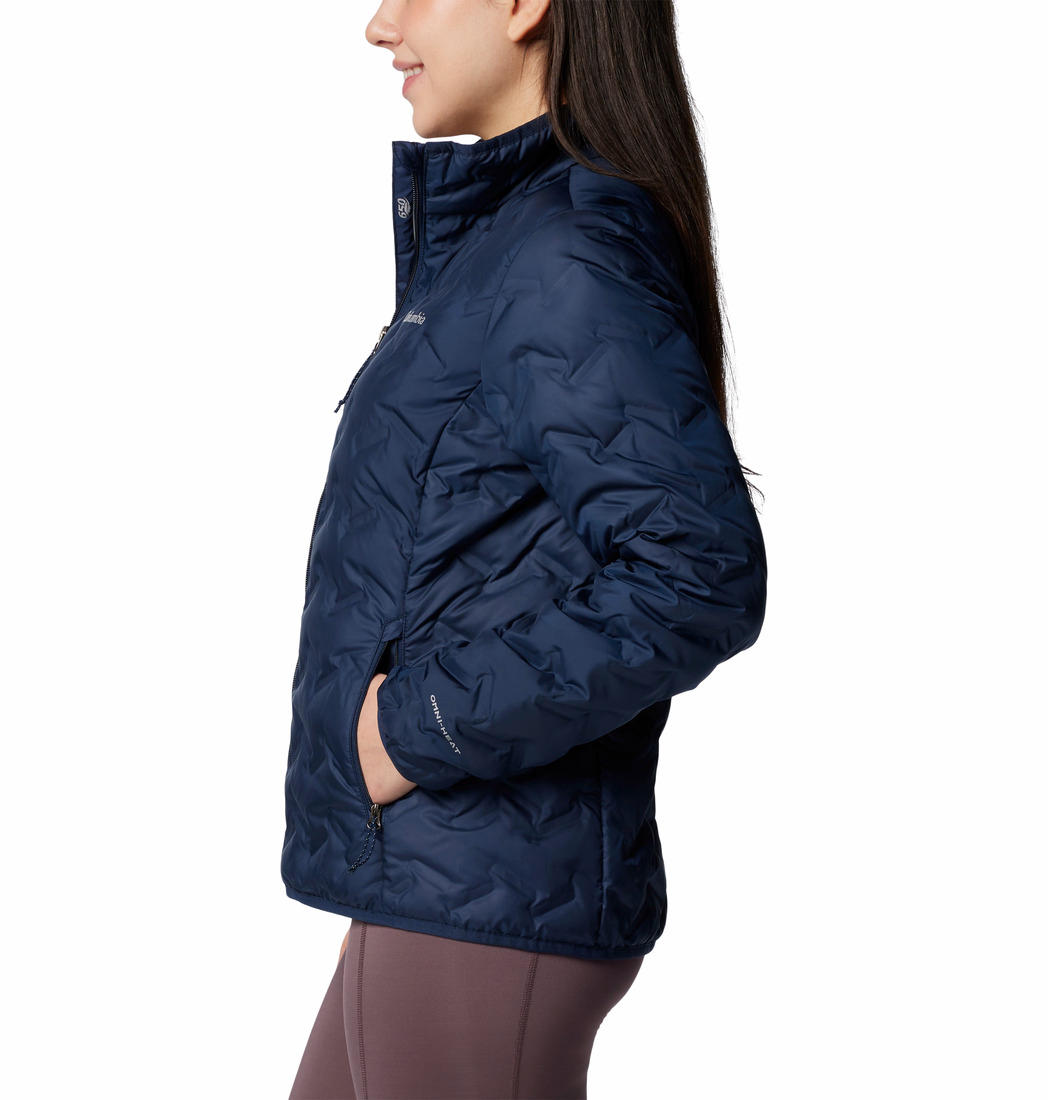 Columbia Womens Blue Delta Ridge II Down Jacket