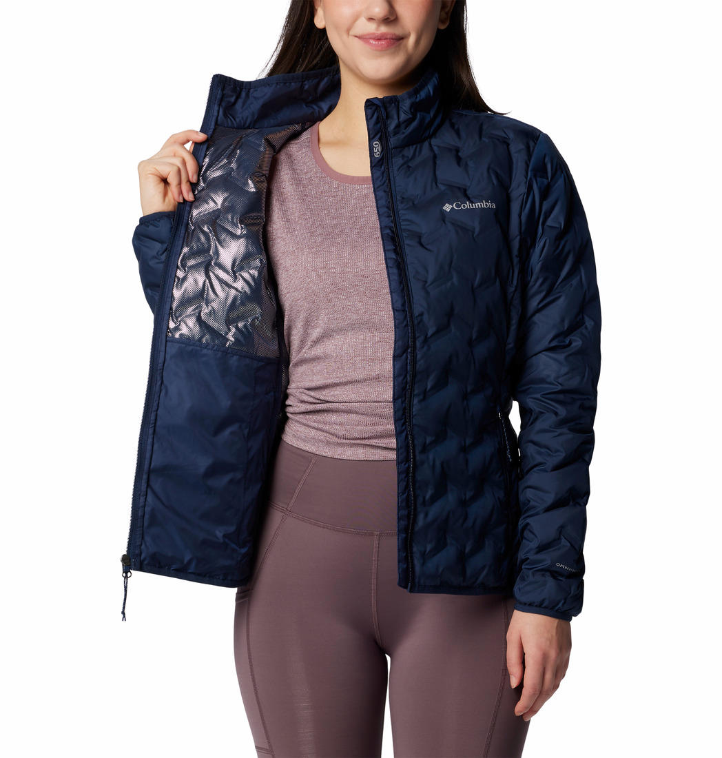 Columbia Womens Blue Delta Ridge II Down Jacket