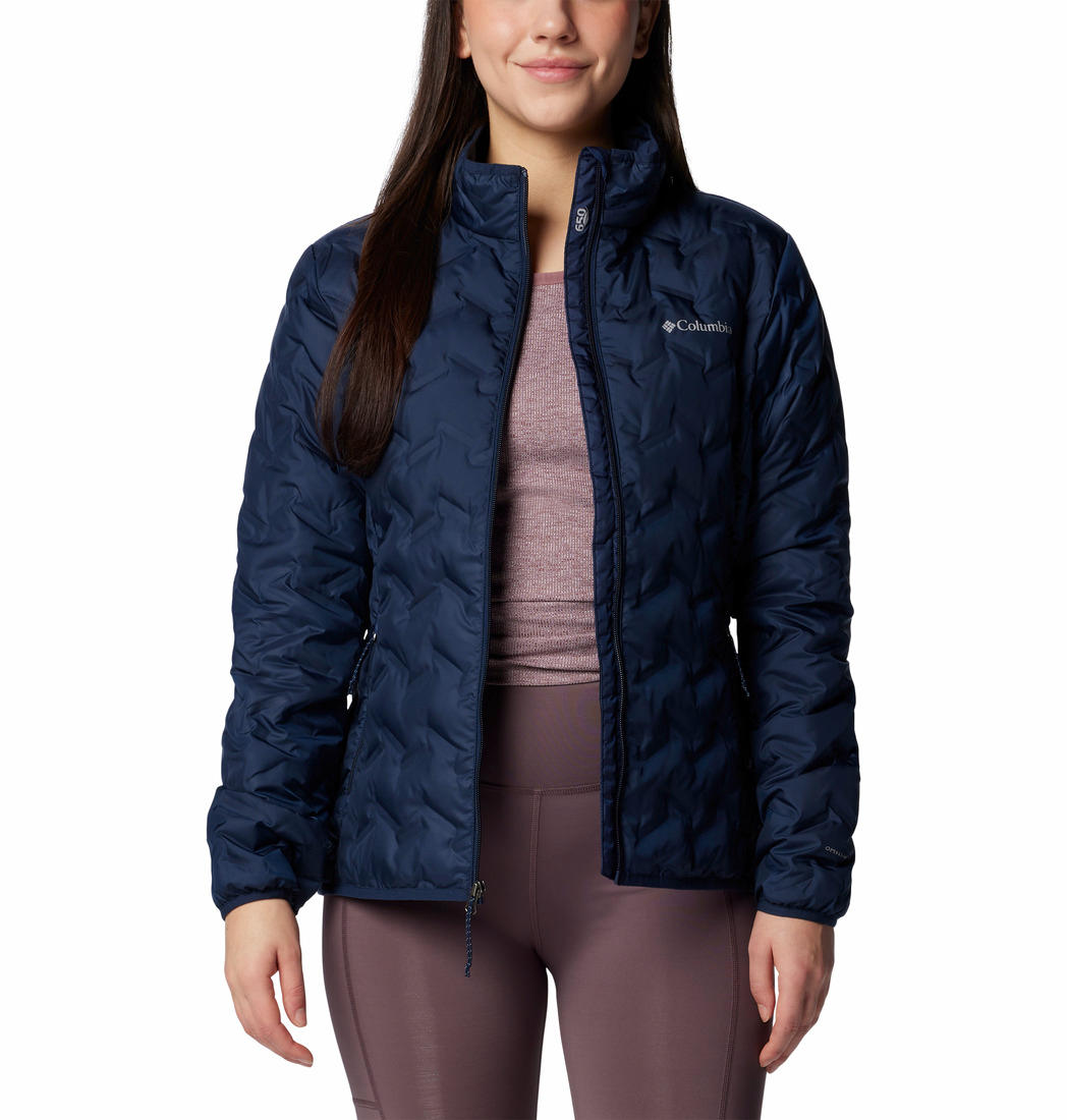 Columbia Womens Blue Delta Ridge II Down Jacket