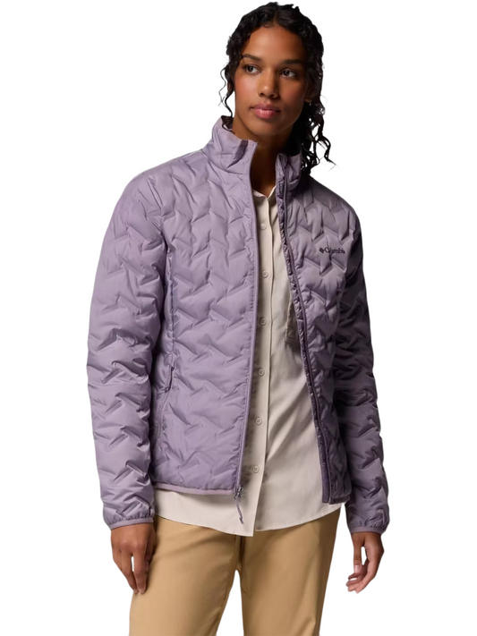 Columbia Women Purple Heat Seal Delta Ridge II Down Jacket