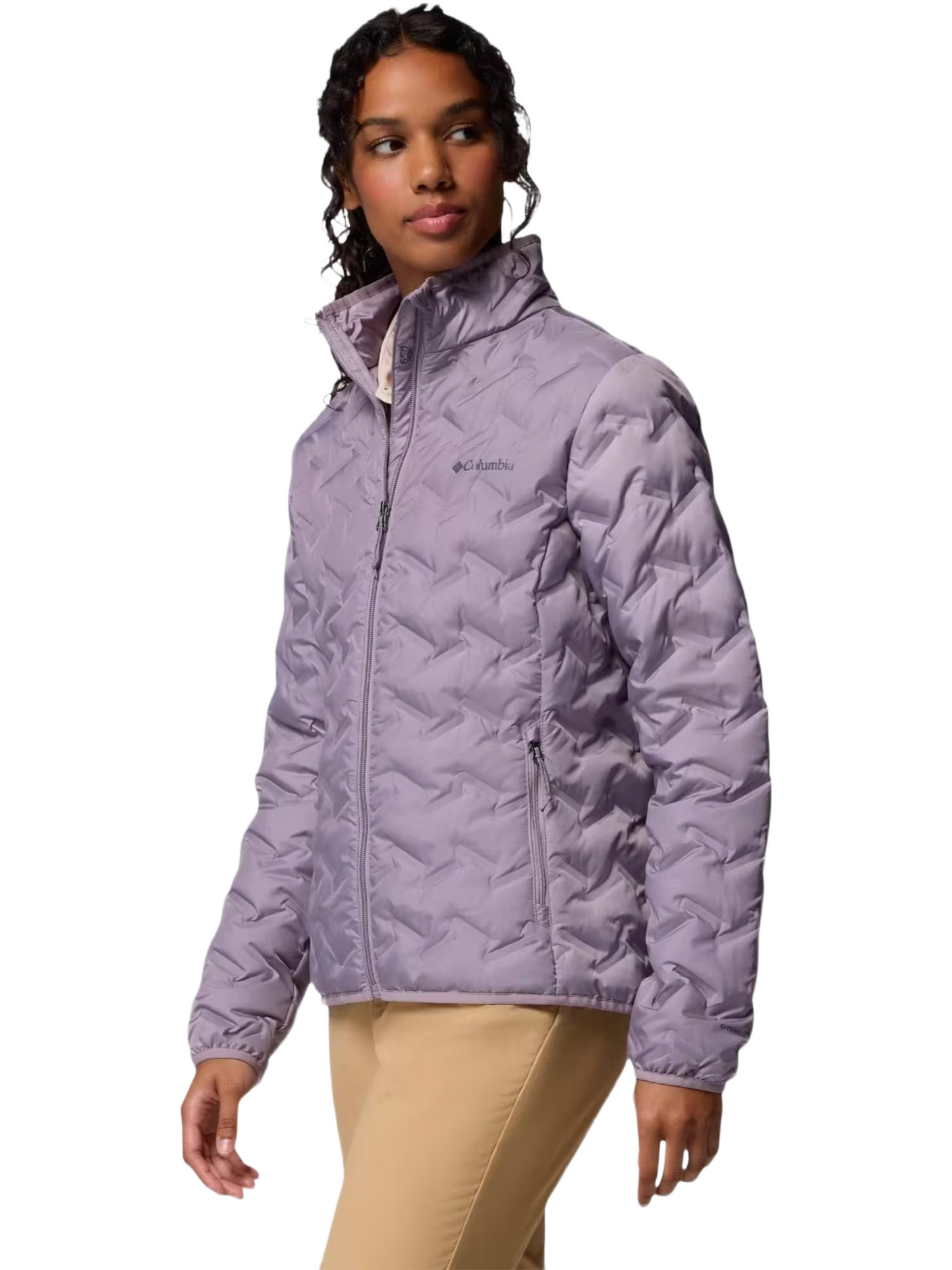 Columbia Women Purple Heat Seal Delta Ridge II Down Jacket