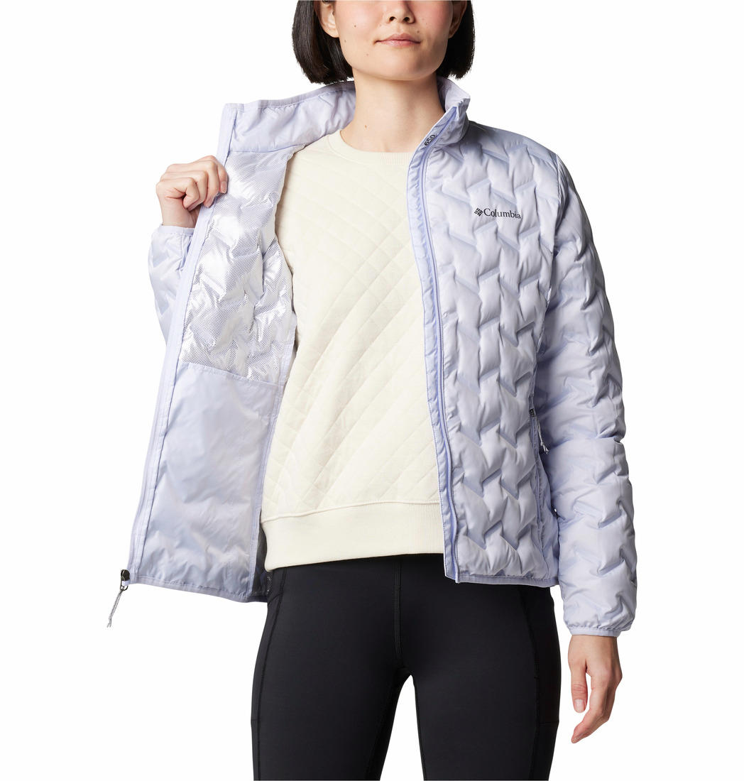 Columbia Womens Purple Delta Ridge II Down Jacket