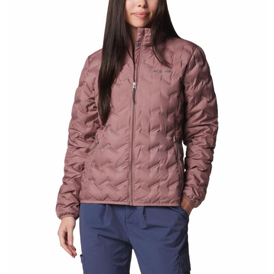 Columbia Women Red Omni-Heat Reflective Delta Ridge II Down Jacket