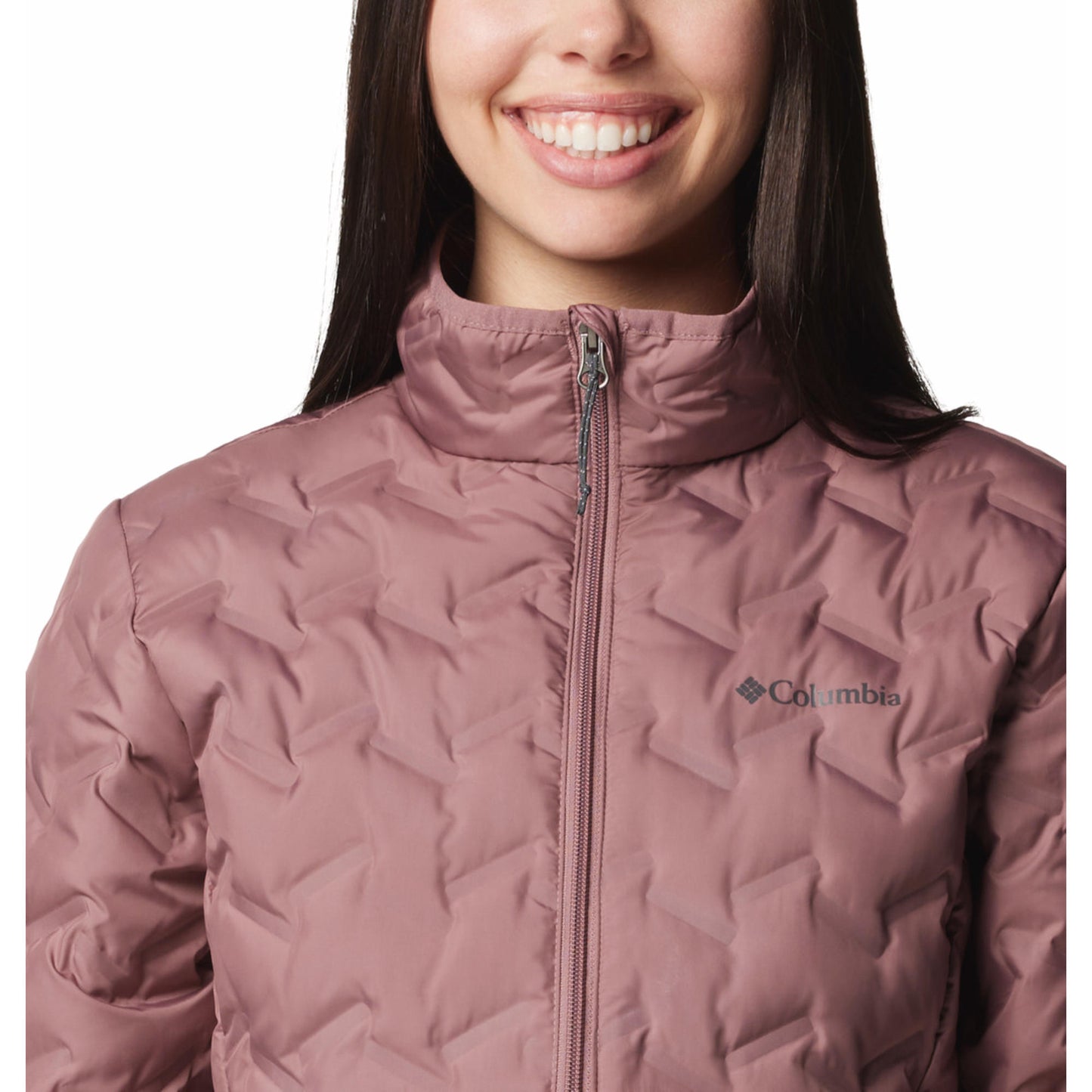 Columbia Women Red Omni-Heat Reflective Delta Ridge II Down Jacket