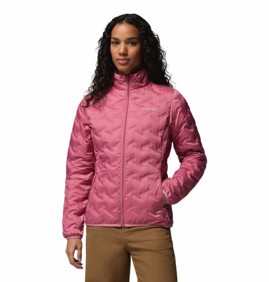 Columbia Women Pink Heat Seal Delta Ridge II Down Jacket