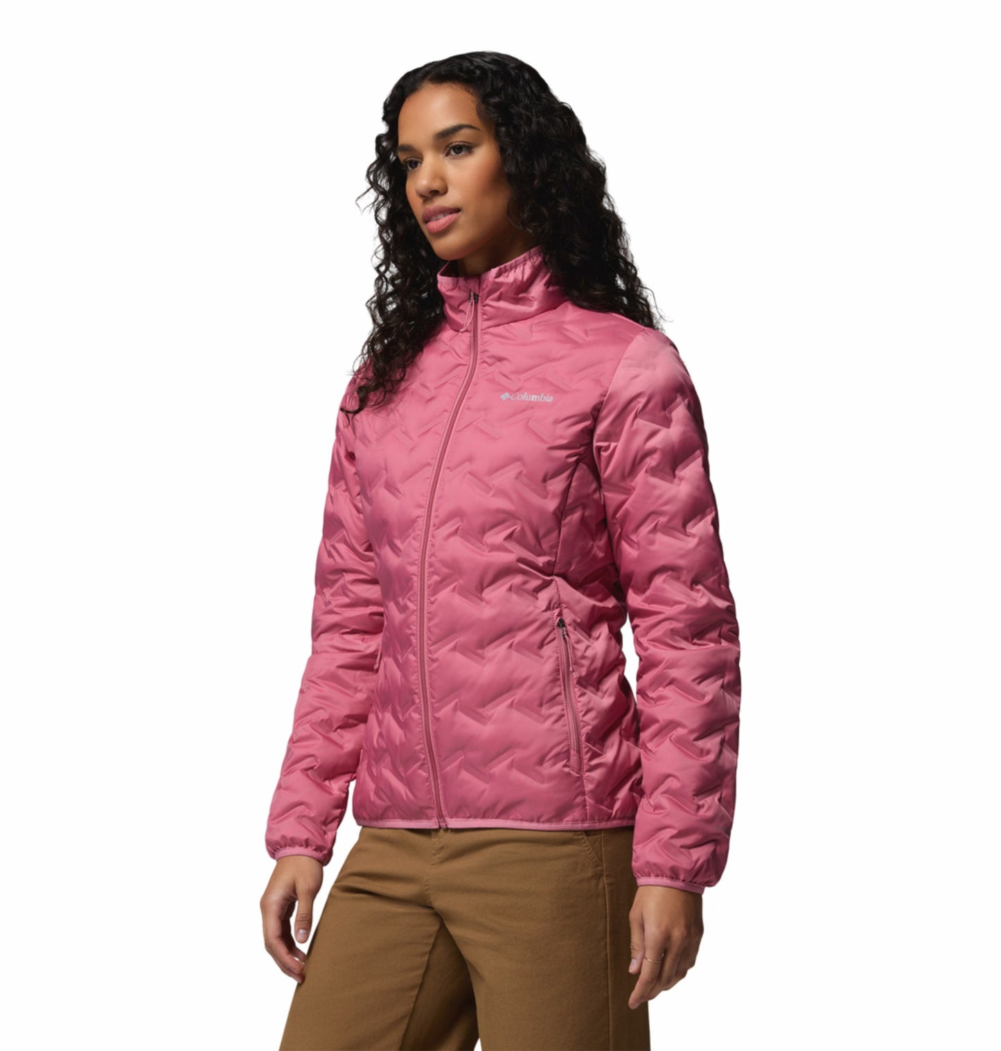 Columbia Women Pink Heat Seal Delta Ridge II Down Jacket