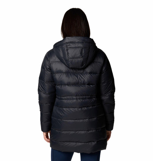Columbia Womens Black Harmony Falls Mid Down Jacket