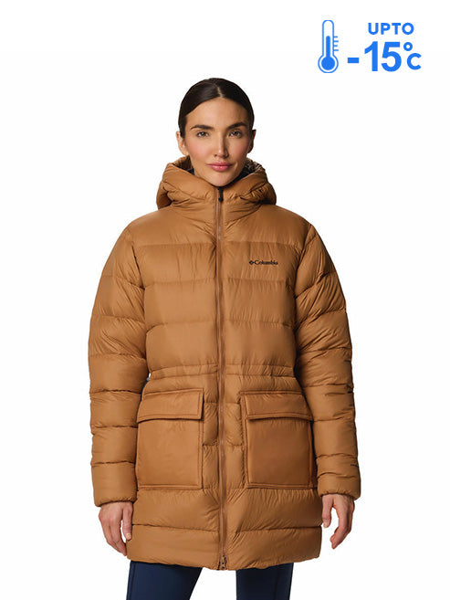 Columbia Women's Brown Omni-Heat Reflective Harmony Falls Insulated Jacket