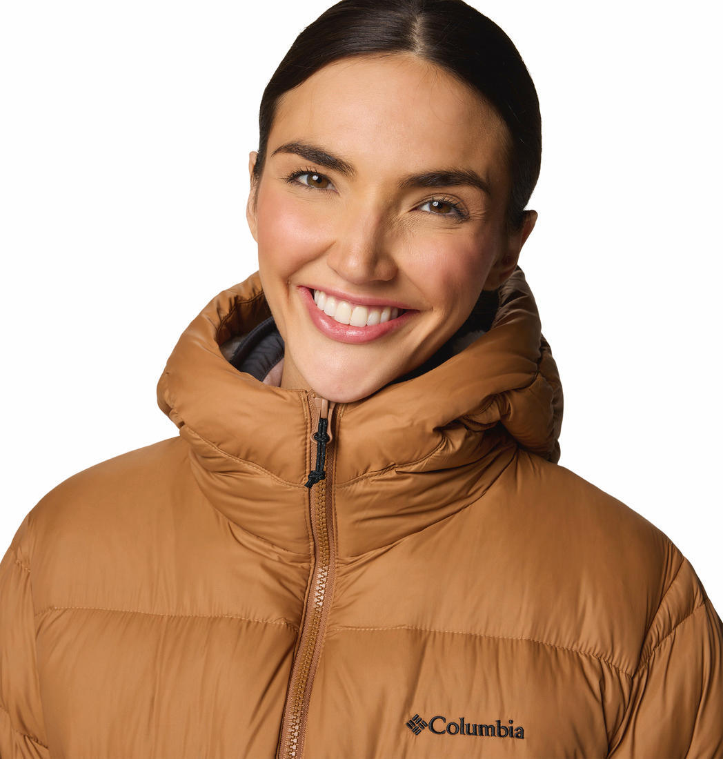 Columbia Women Brown Harmony Falls Mid Down Jacket