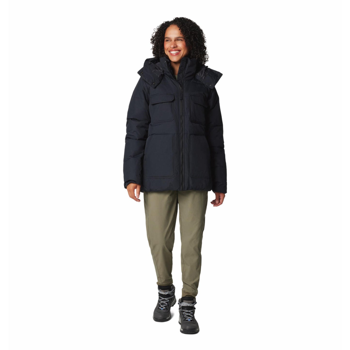 Columbia Womens Black Longhorn Ridge Insulated Jacket