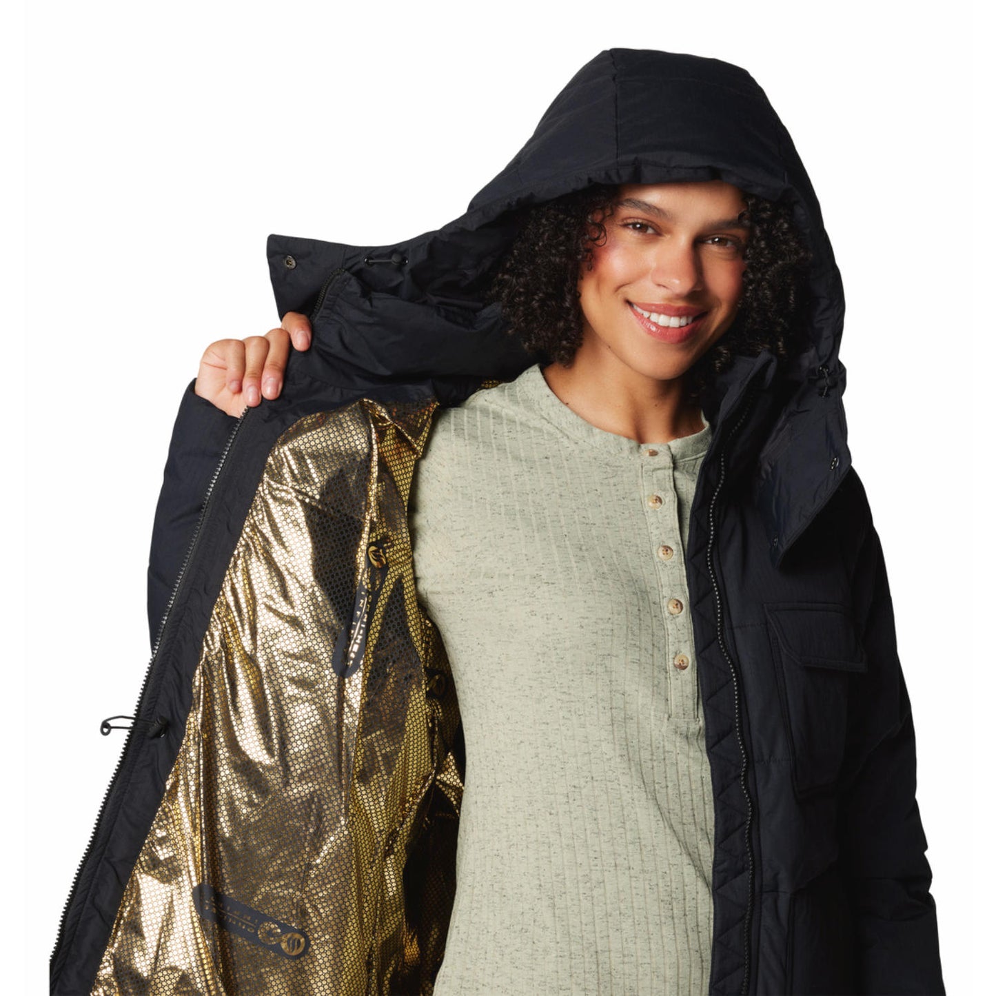 Columbia Womens Black Longhorn Ridge Insulated Jacket