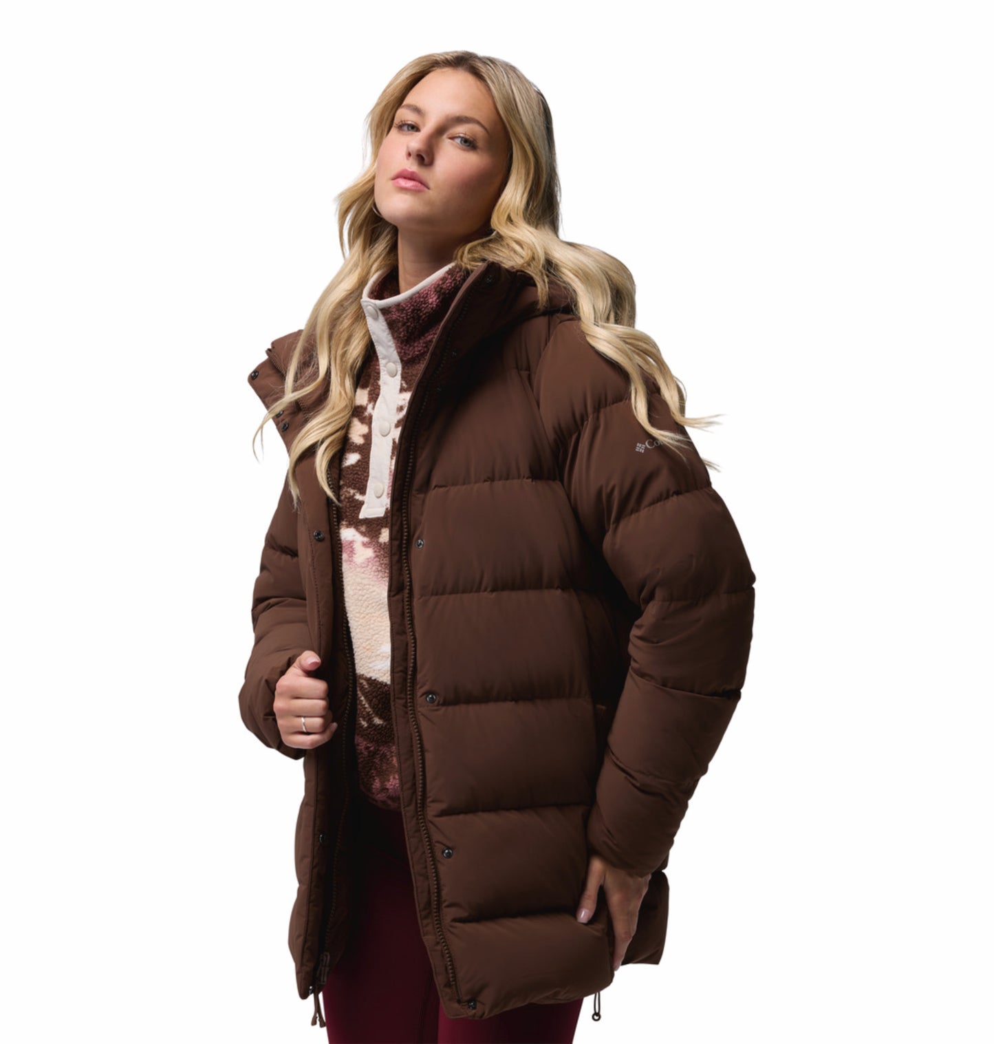 Columbia Women Brown OmniShield Amaze Puff Jacket