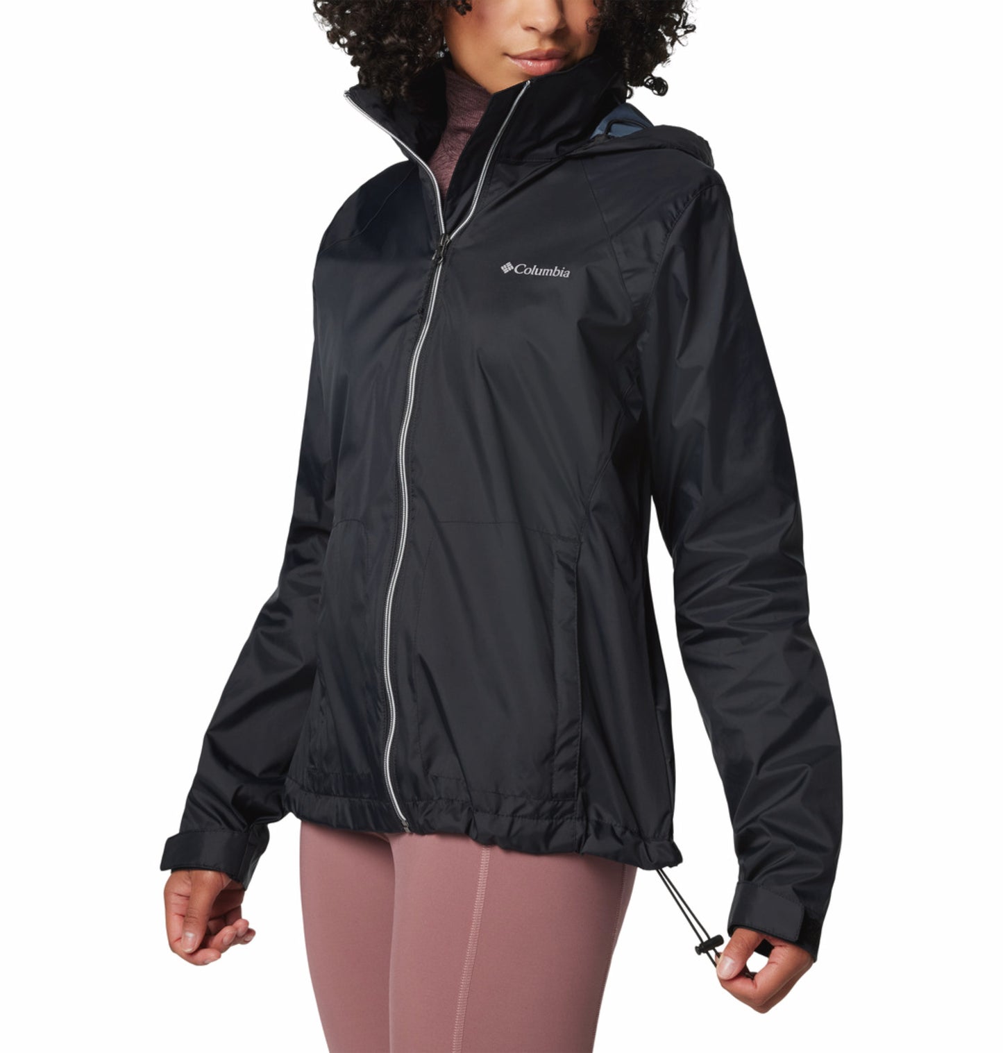 Columbia Women Black Omni-Shield Switchback IV Rain Jacket