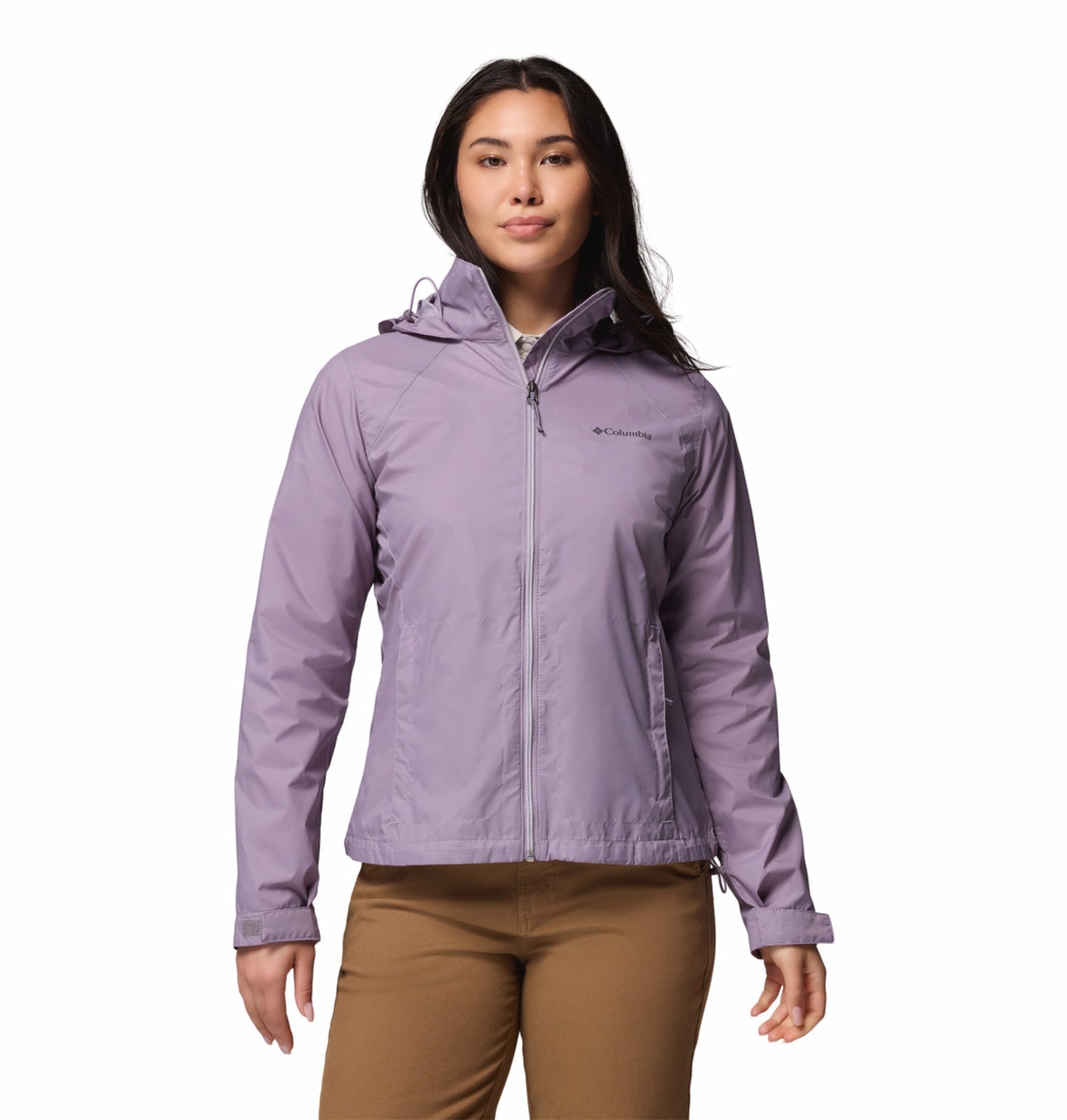 Columbia Women's Purple Omni-Shield Switchback IV Waterproof Rain Jacket