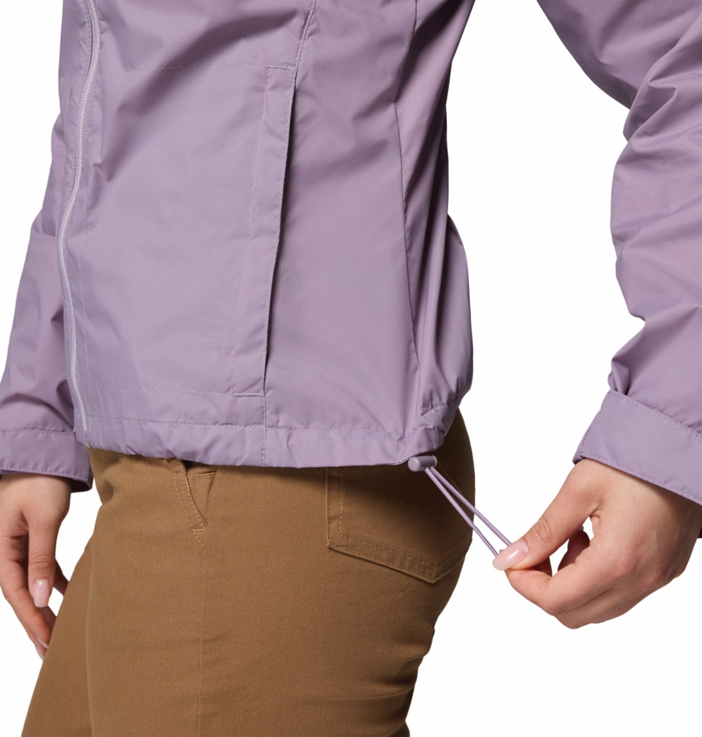 Columbia Women's Purple Omni-Shield Switchback IV Waterproof Rain Jacket