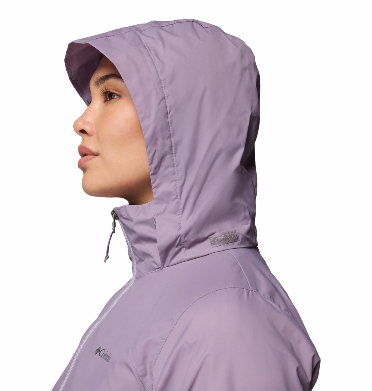 Columbia Women's Purple Omni-Shield Switchback IV Waterproof Rain Jacket