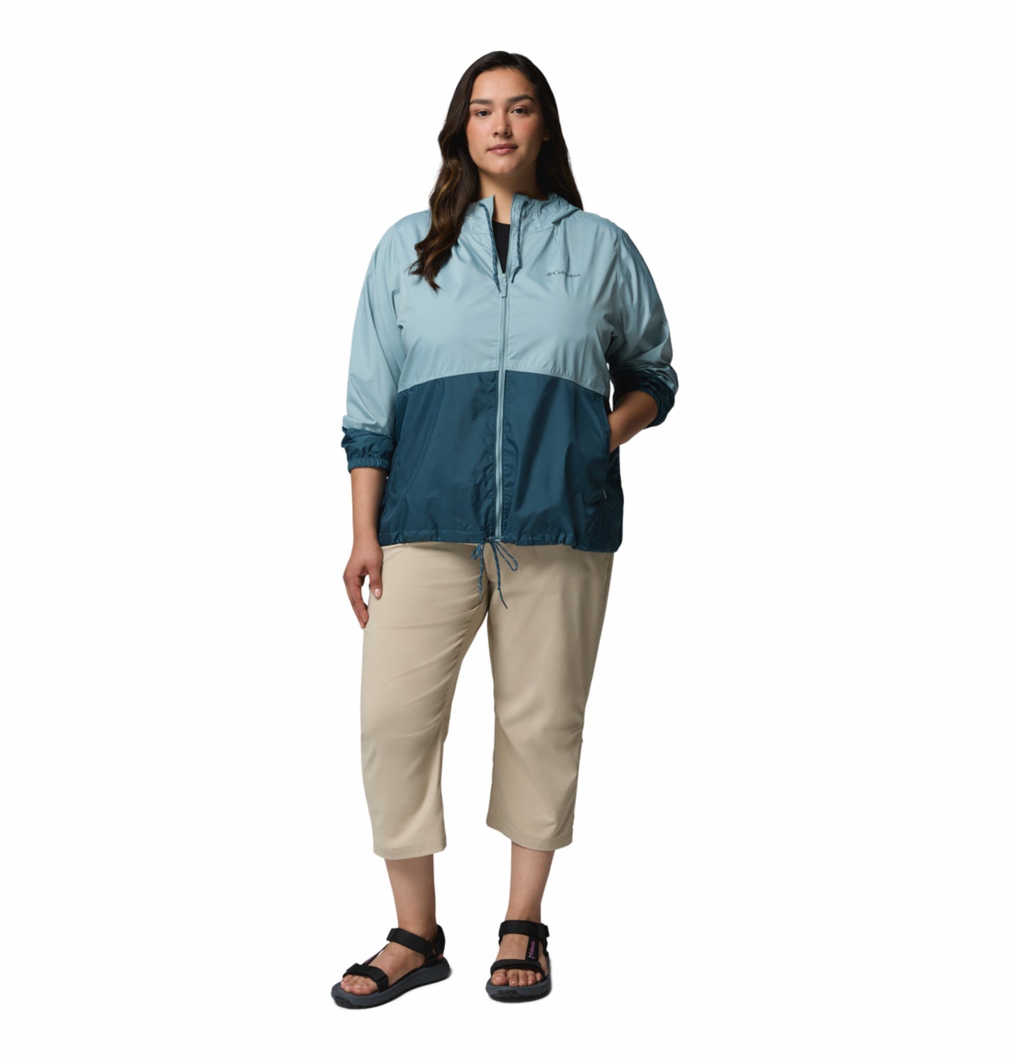 Columbia Women Blue Omni-Shade Flash Forward II Windbreaker