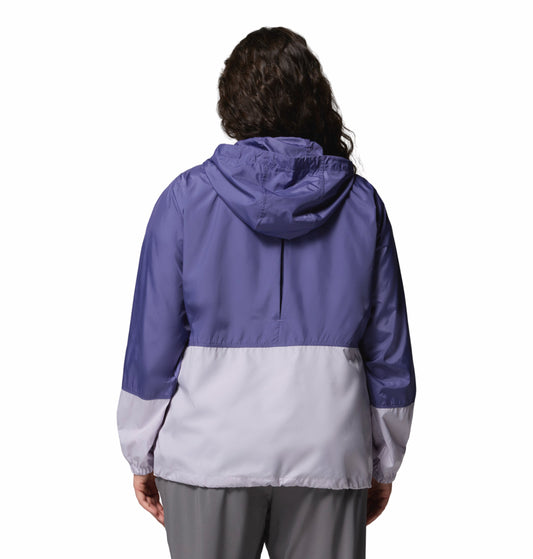 Columbia Women Purple Omni-Shade Flash Forward II Lightweight Windbreaker Jacket