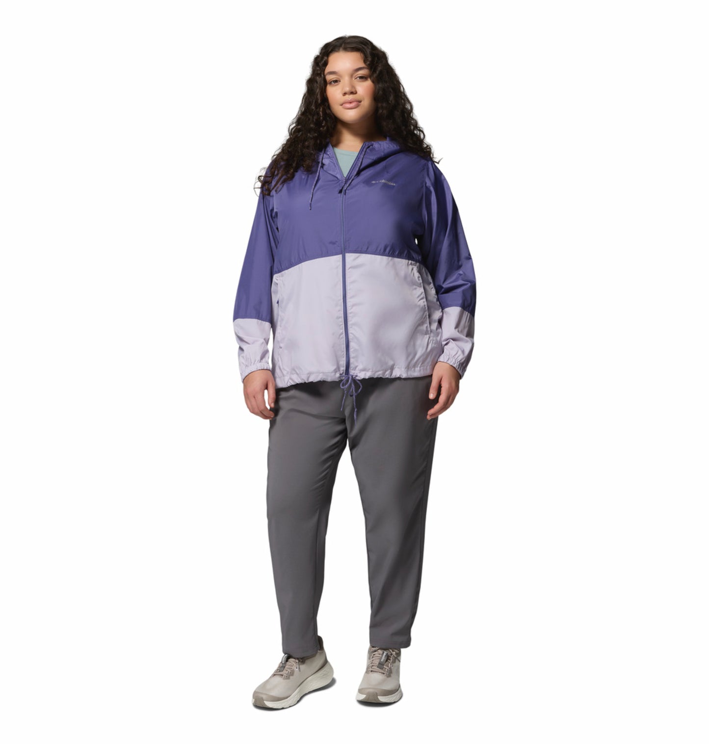 Columbia Women Purple Omni-Shade Flash Forward II Lightweight Windbreaker Jacket