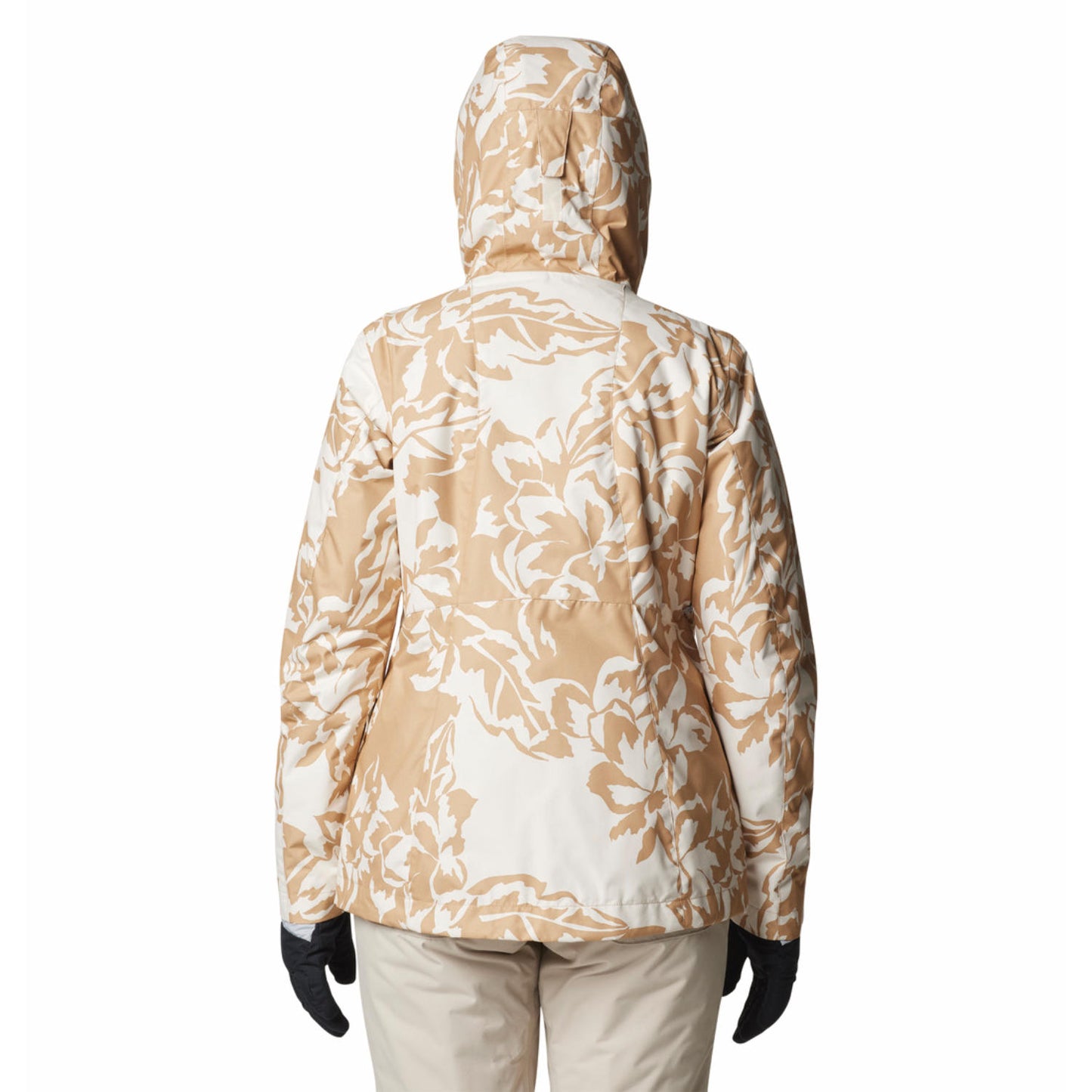 Columbia Women Brown Omni-Heat Reflective Whirlibird V Printed Hooded Interchange Jacket