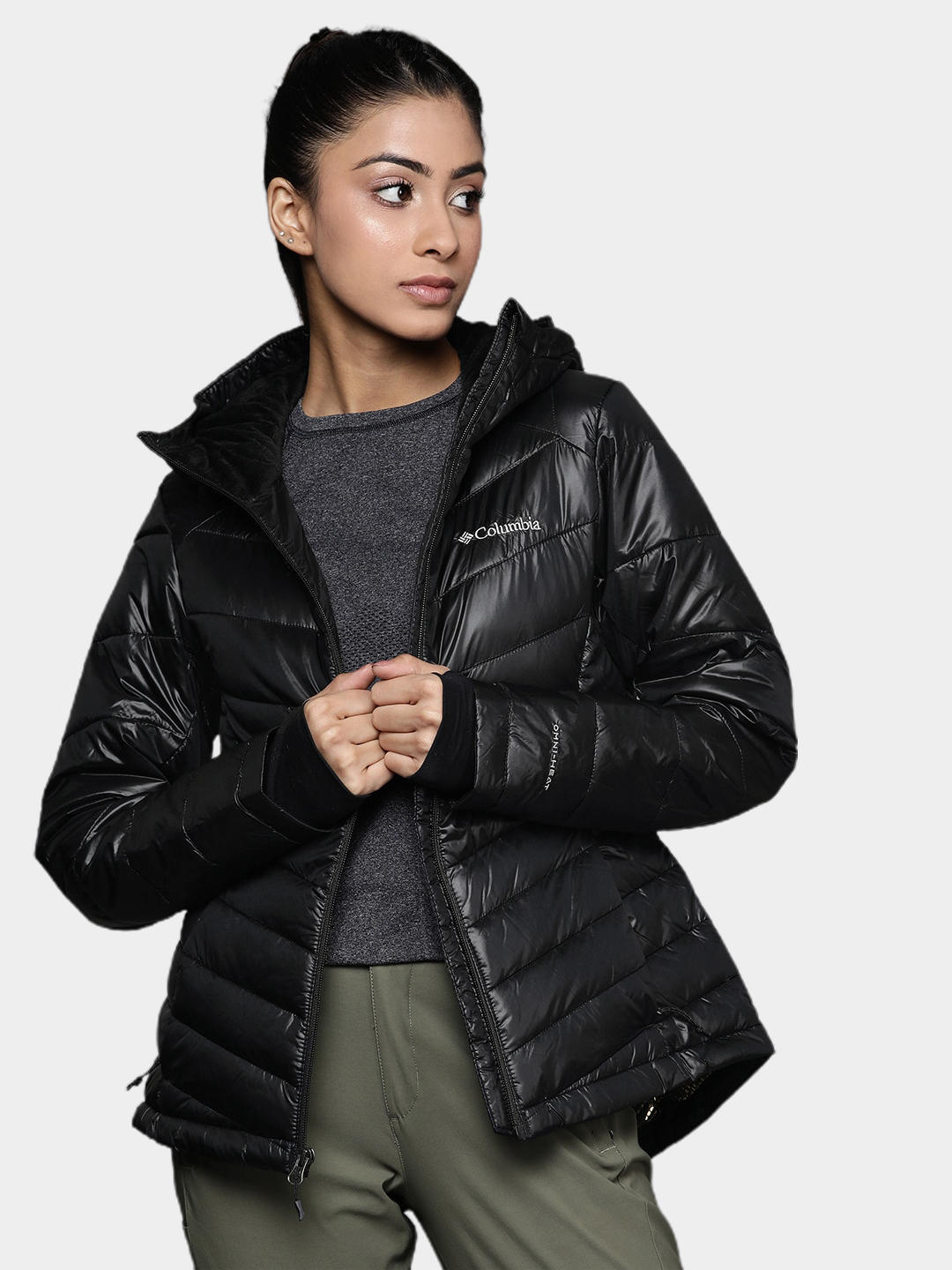 Columbia Women Black Joy Peak Hooded Jacket