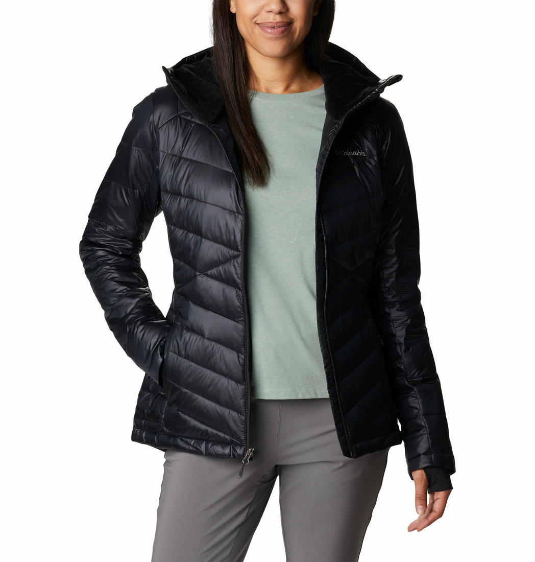 Columbia Women Black Joy Peak Hooded Jacket