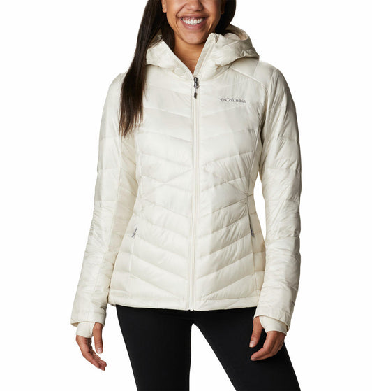 Columbia Women White Joy Peak Hooded Jacket