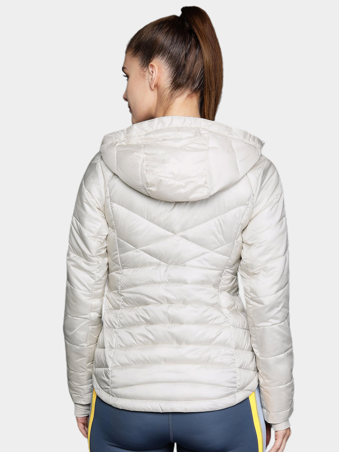 Columbia Women White Joy Peak Hooded Jacket
