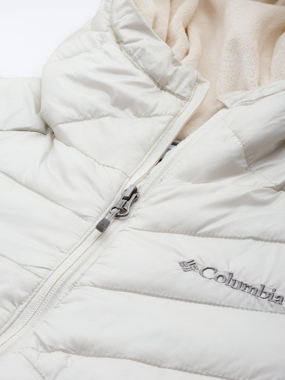 Columbia Women White Joy Peak Hooded Jacket