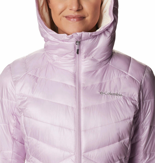 Columbia Women Purple Joy Peak Hooded Jacket