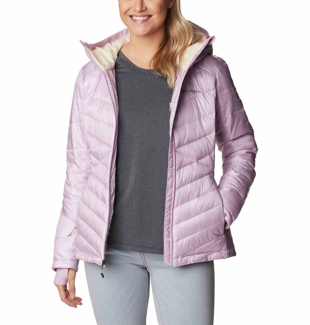 Columbia Women Purple Joy Peak Hooded Jacket