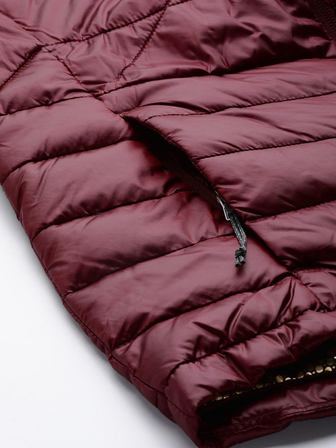 Columbia Women Maroon Joy Peak Hooded Jacket