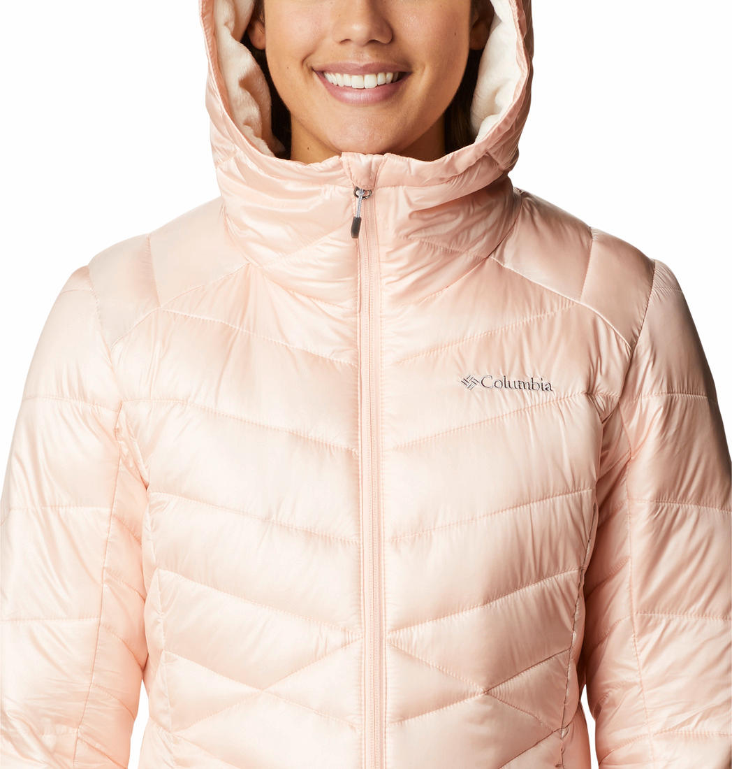 Columbia Women Peach Joy Peak Hooded Jacket