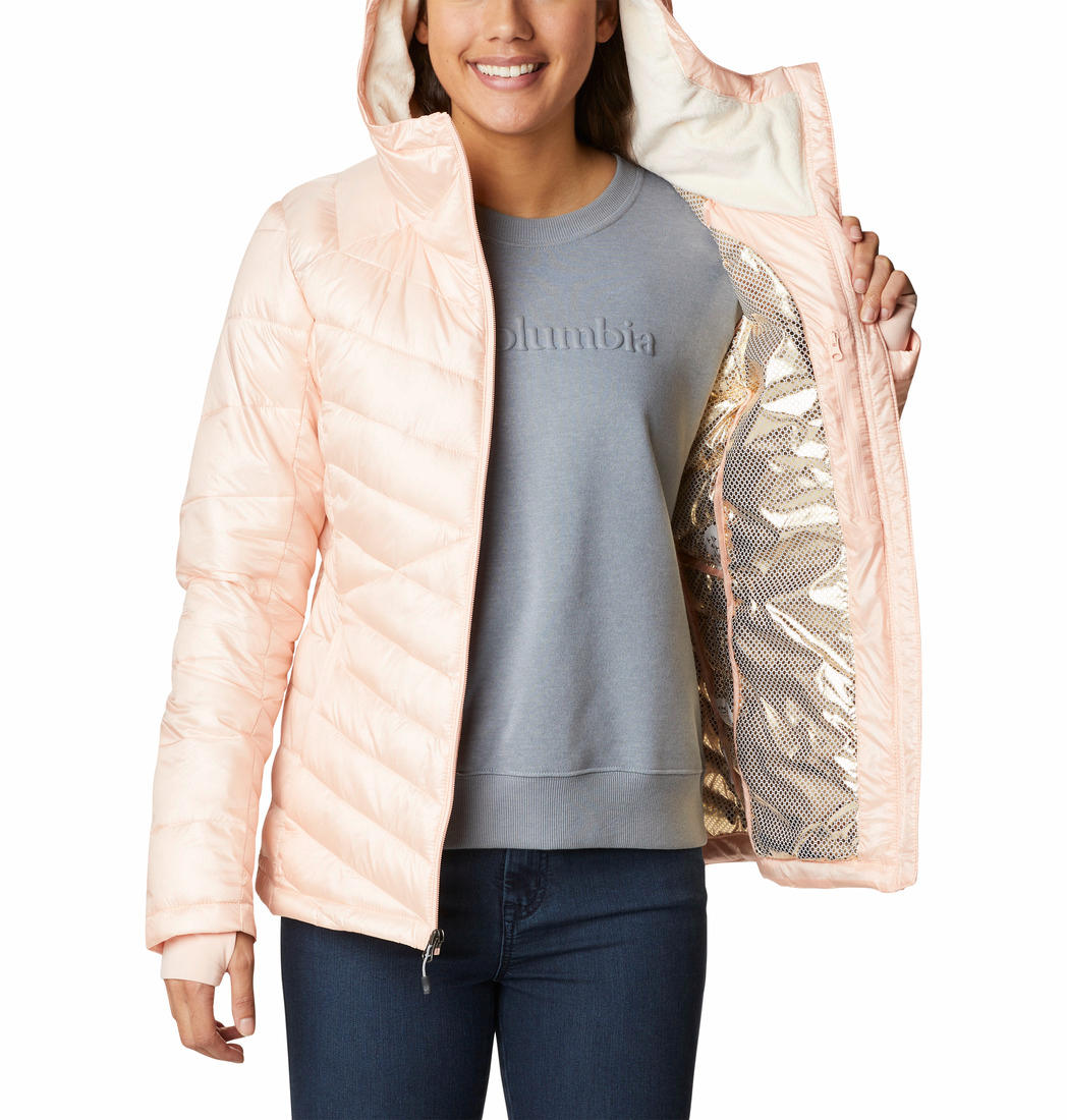 Columbia Women Peach Joy Peak Hooded Jacket