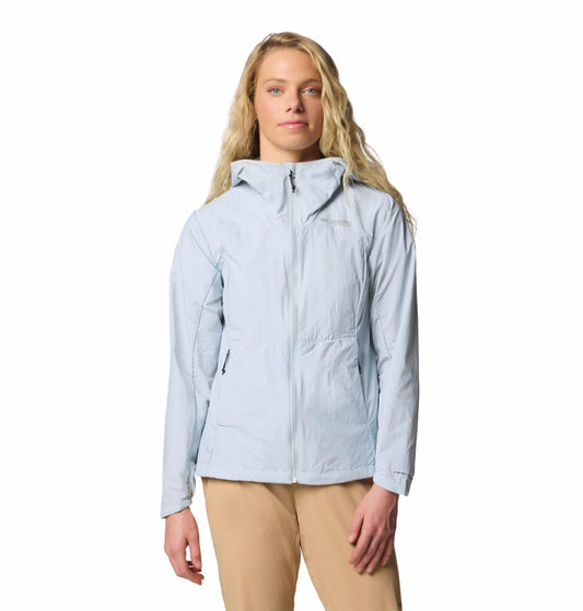 Columbia Womens Blue Omni-Shield Loop Trail III Wind and Water Resistant Jacket